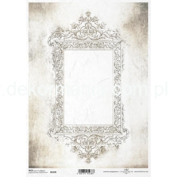 Papier ryżowy A4 R1698, ramka vintage